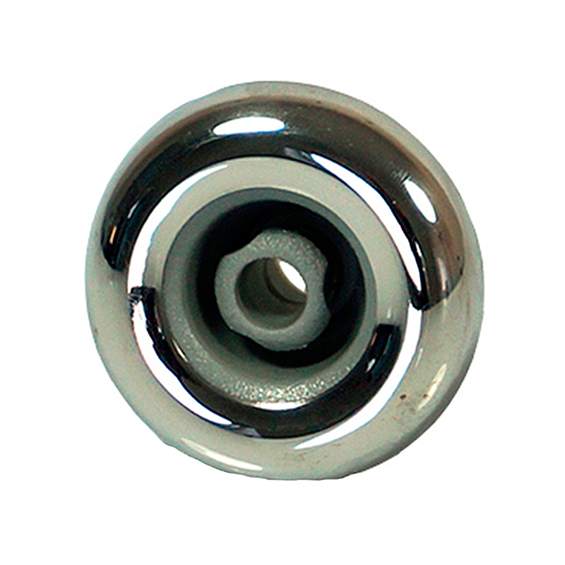 Direkte dyse 128 mm stålgrå